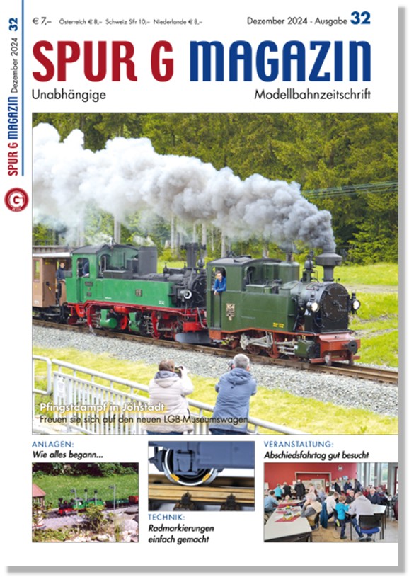 Titelbild unseres Spur G Magaszins Nr. 32 - Ausgabe Dezember 2024